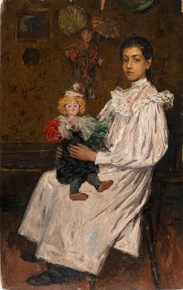 Lola with a Doll (the Artist's Sister)