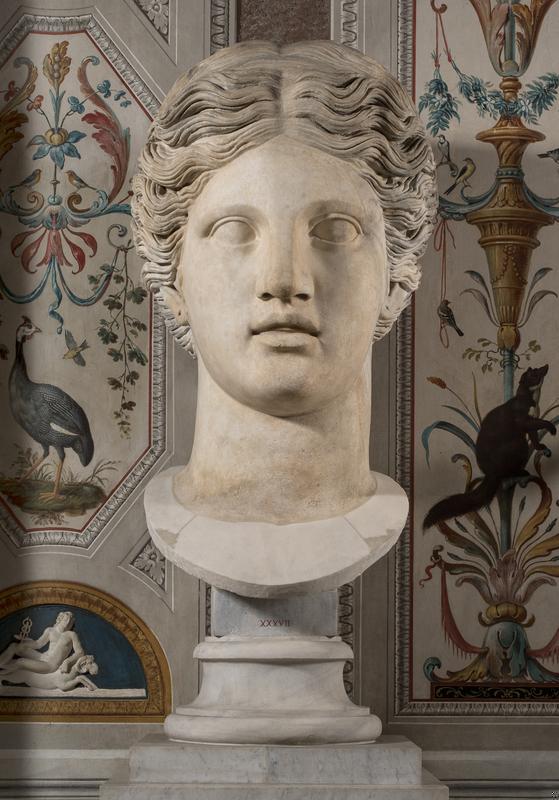 Colossal Head of a Female Deity