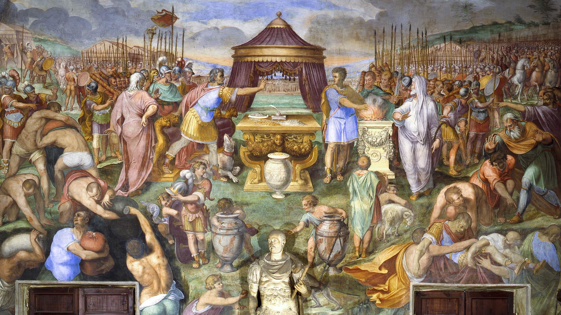 Frescos by Tommaso Laureti