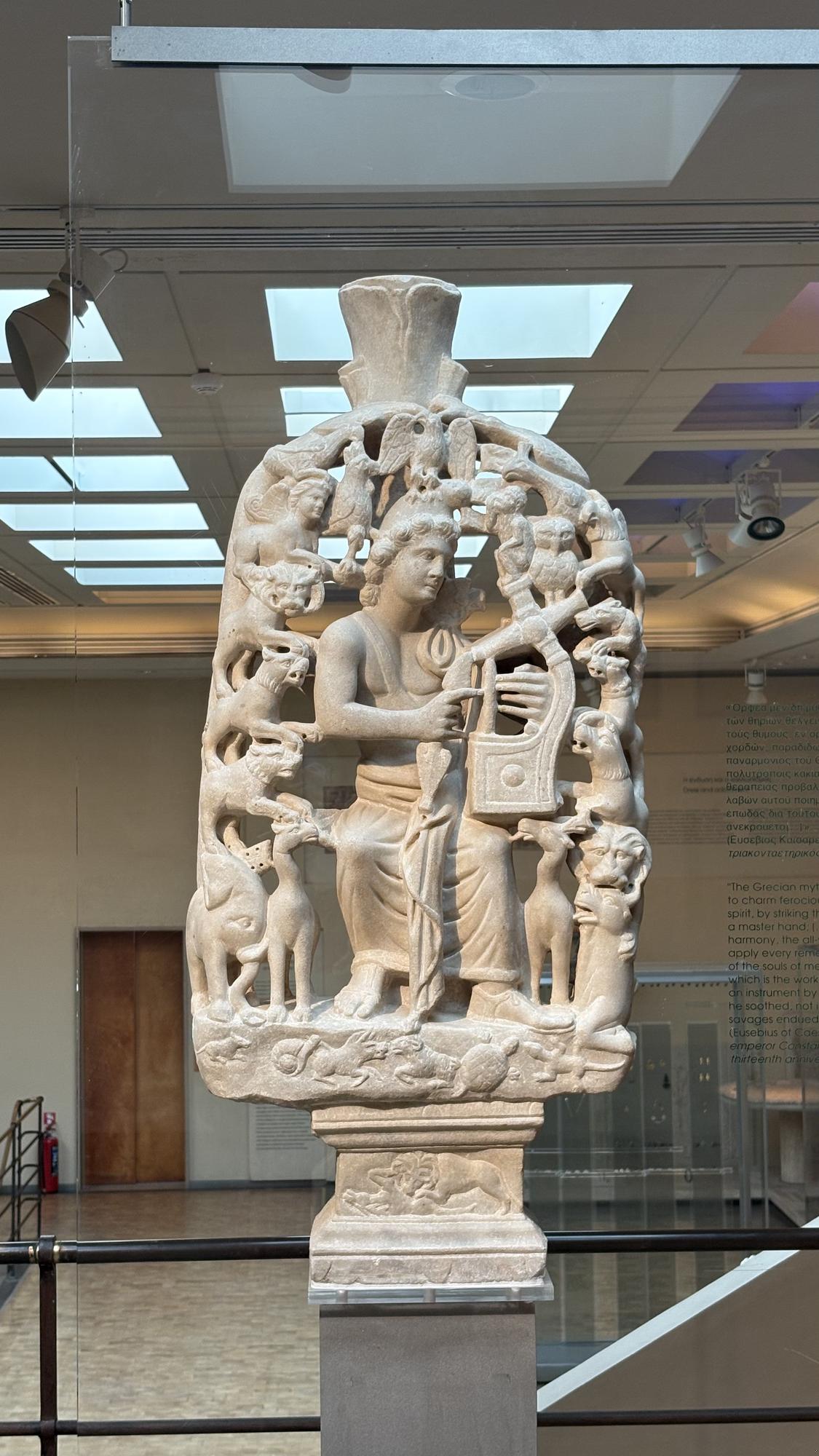 Marble Table Support of Orpheus