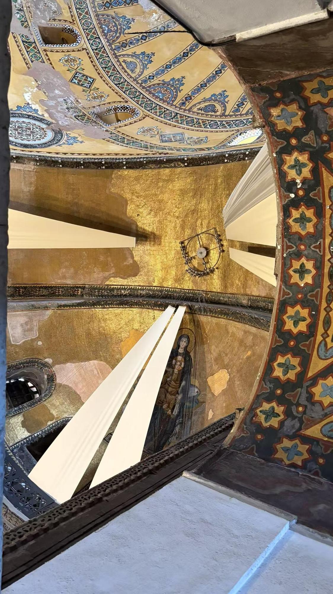 Theotokos Enthroned Mosaic