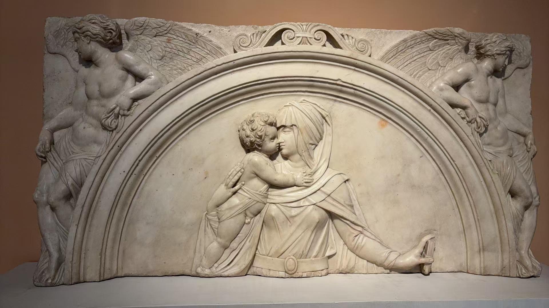 The Madonna and Child Kissing