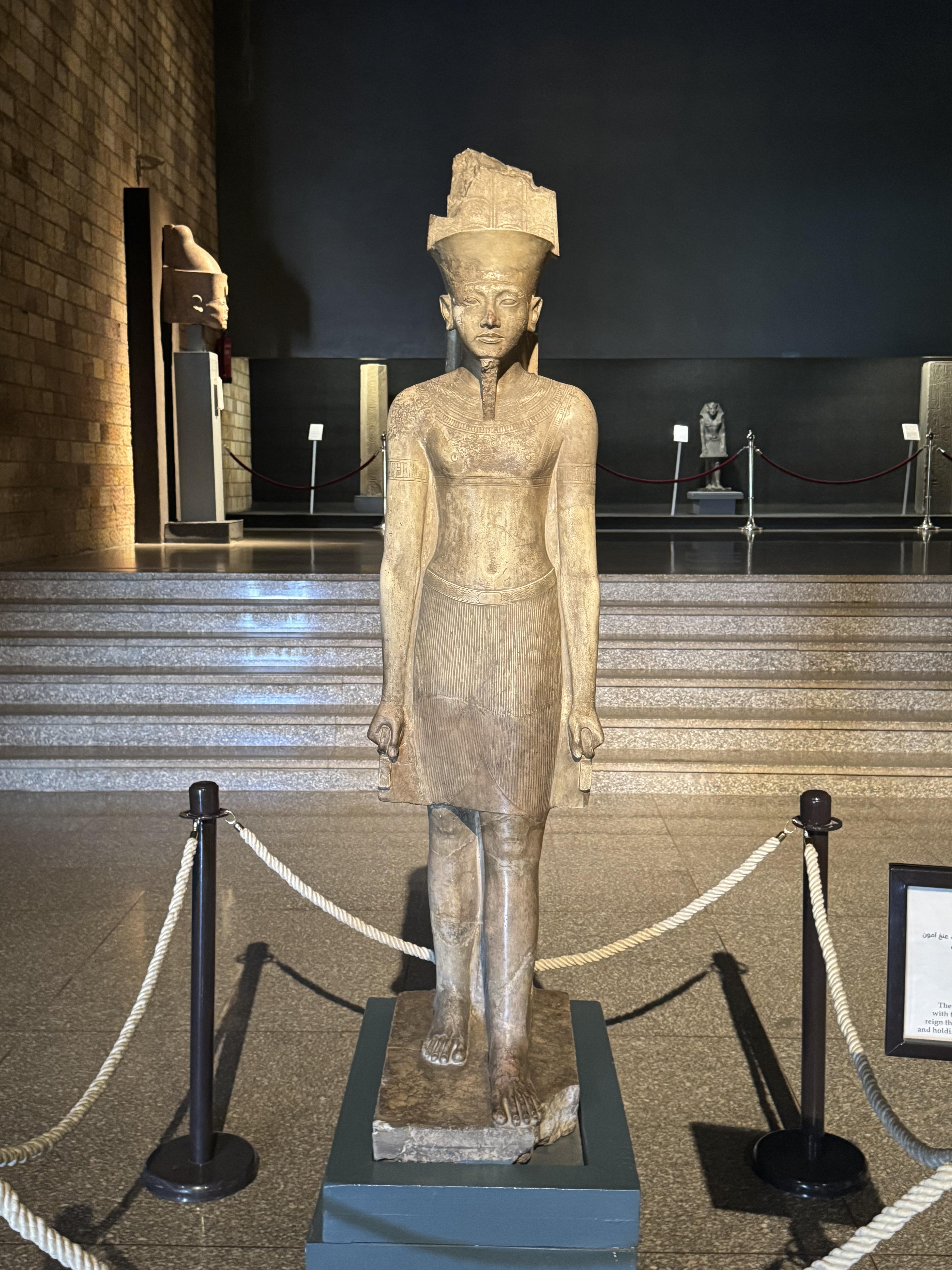 Statue of the god Amun