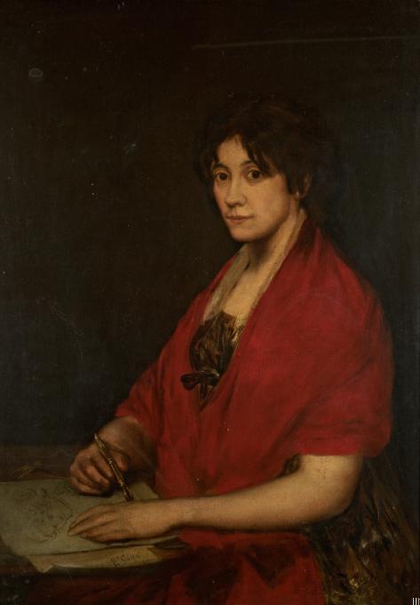 Portrait of a Woman (Possibly Lola Jiménez, the Artist)