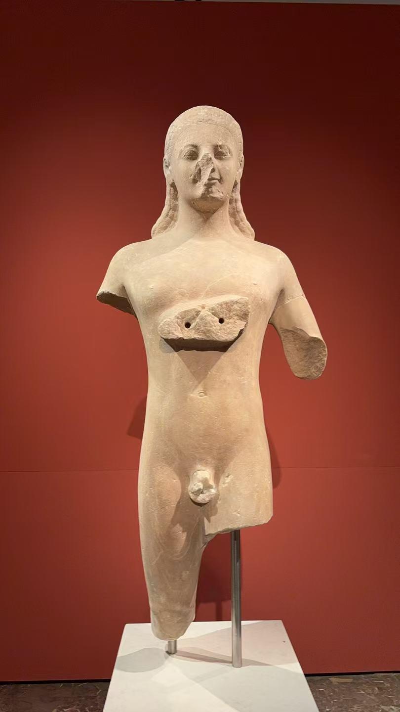 Oriental-style Statue of a Youth