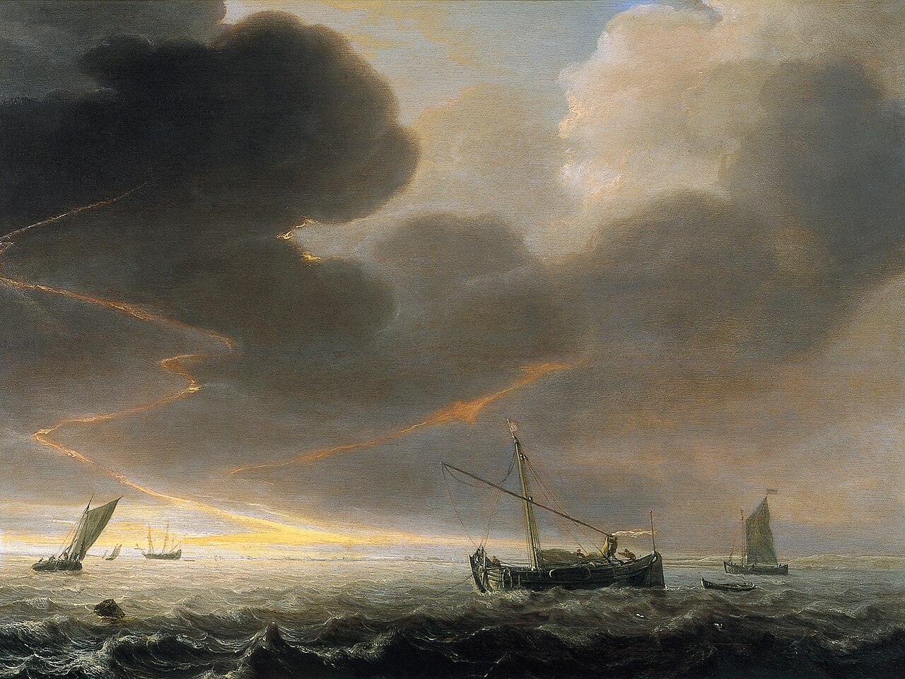 Tormenta en la costa