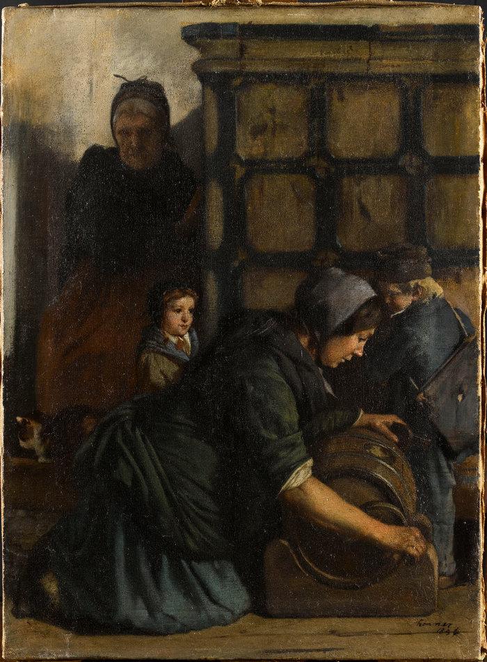 Marie-Anne Henner Churning Butter