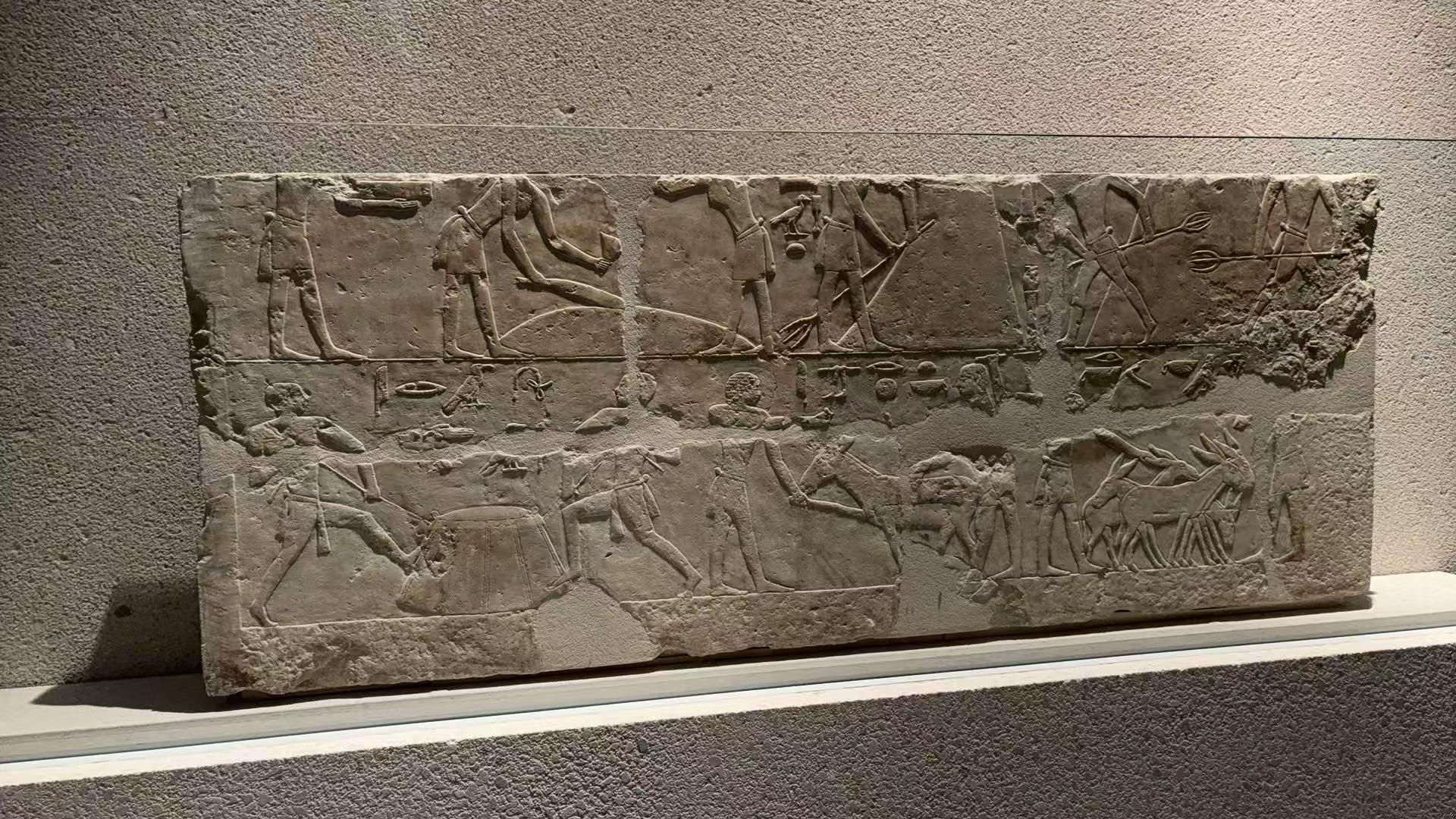 Burial Relief Depicting Various Stages of Harvesting