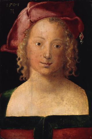 Portrait of a Young Girl with a Red Beret