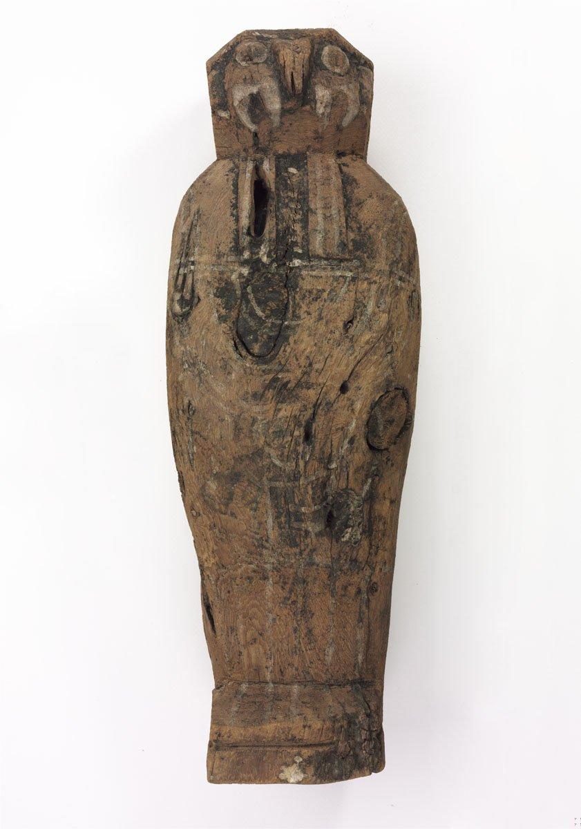 Corn Osiris in a Falcon-shaped Coffin