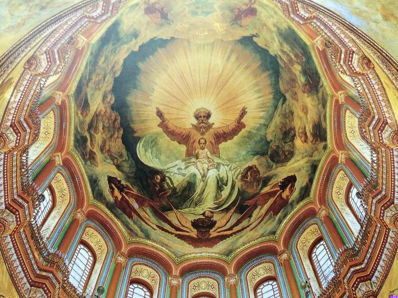 The Magnificence of the Pictorial Decor of the Christ the Savior Cathedral
