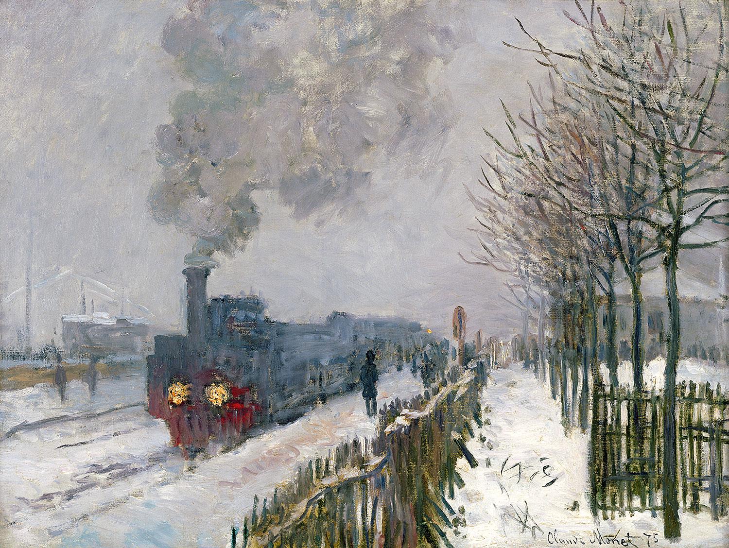 Train in the Snow: The Locomotive