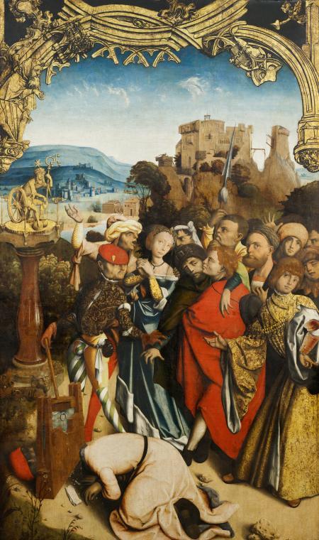 The Martyrdom of Saints Cantius, Cantianus, and Cantianilla (Inside) / The Resurrection of Christ (Outside)