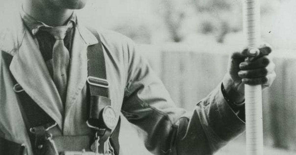 B/W Print; Half Length Portrait of Mr Donald Hinds, a Bus Conductor from Jamaica