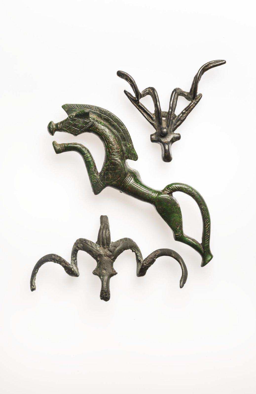 Belt Buckle in the Shape of a Galloping Horse