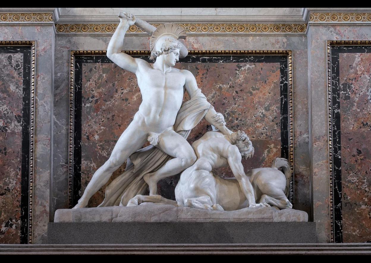 Theseus Defeats the Centaur