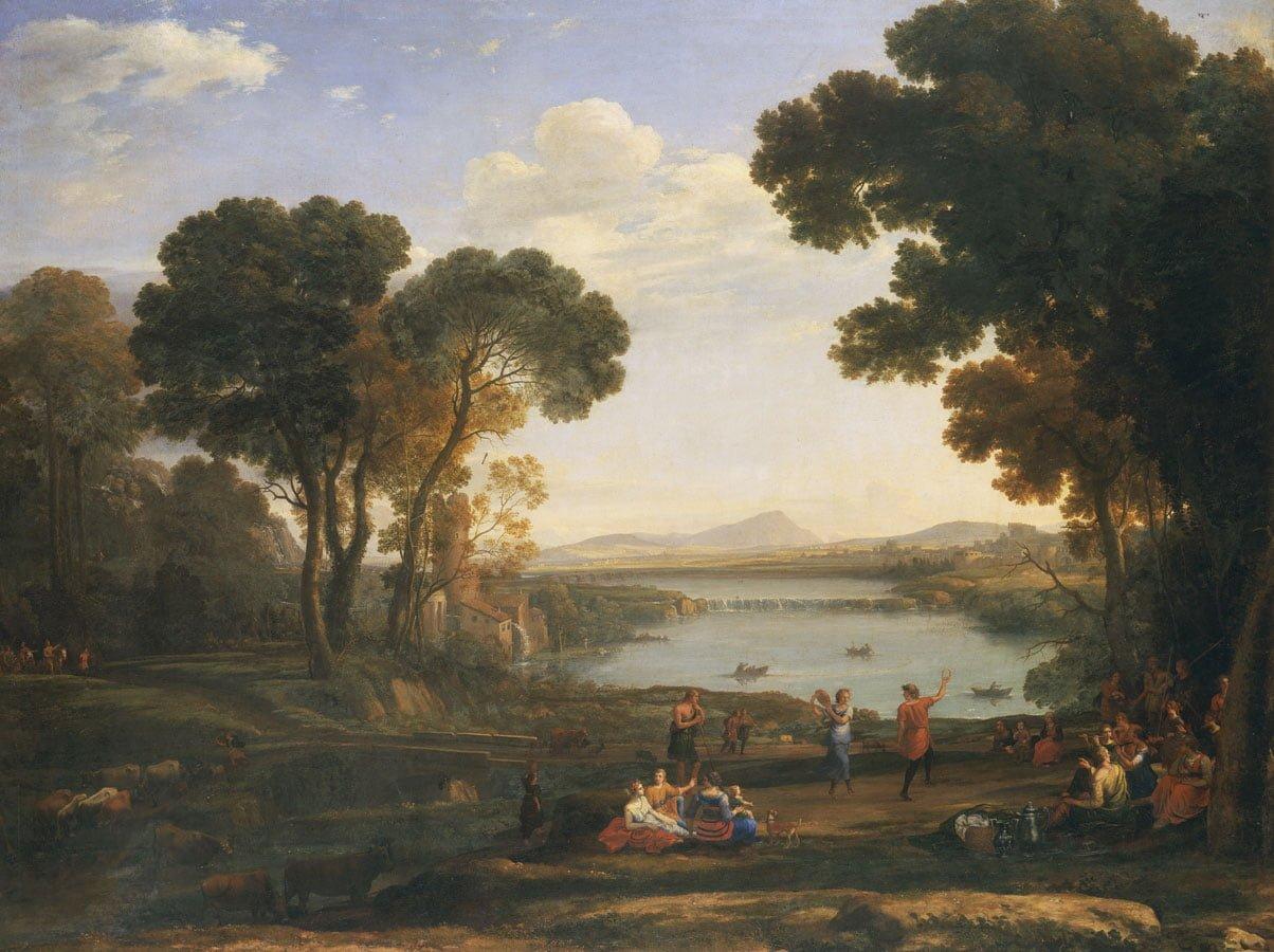 Landscape with Dancing Figures (The Marriage of Isaac and Rebecca)