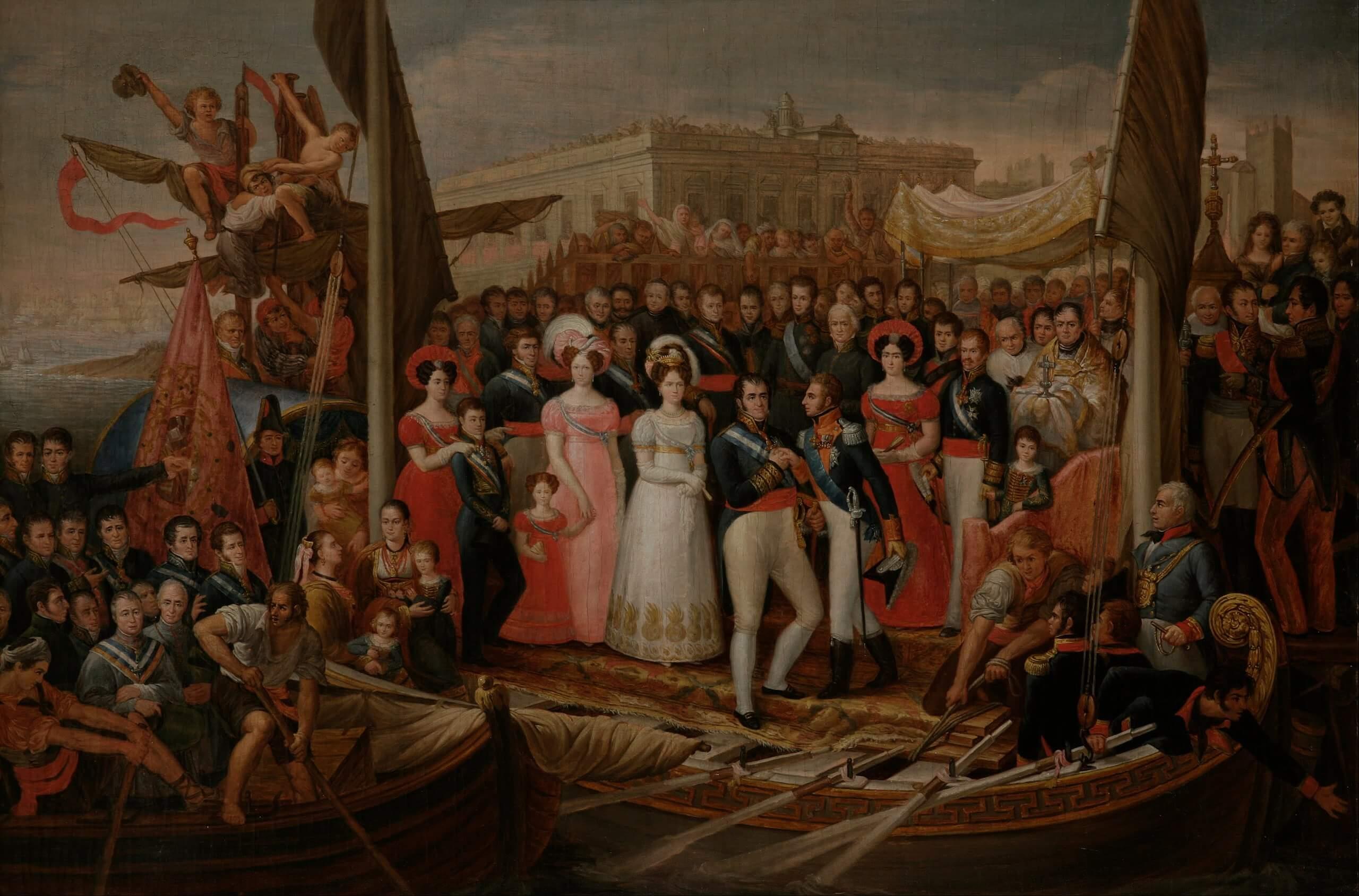 The Landing of Ferdinand VII at the Port of Santa María