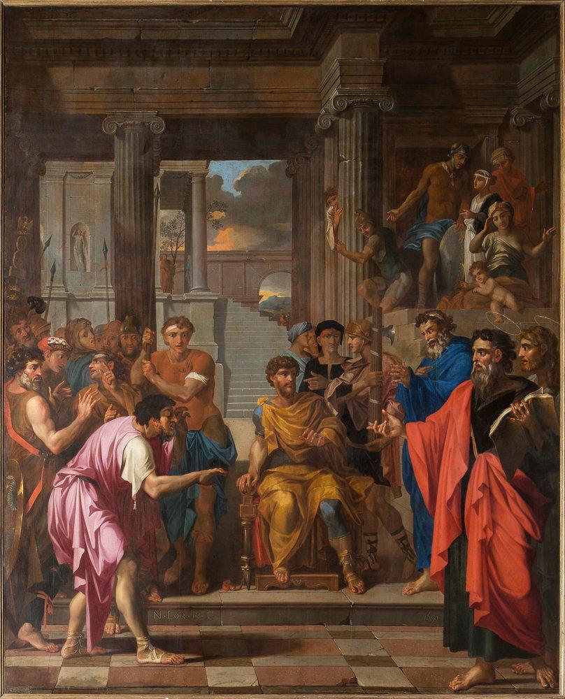 Saint Paul Blinding the False Prophet Bar-Jesus and Converting the Proconsul Sergius Paulus