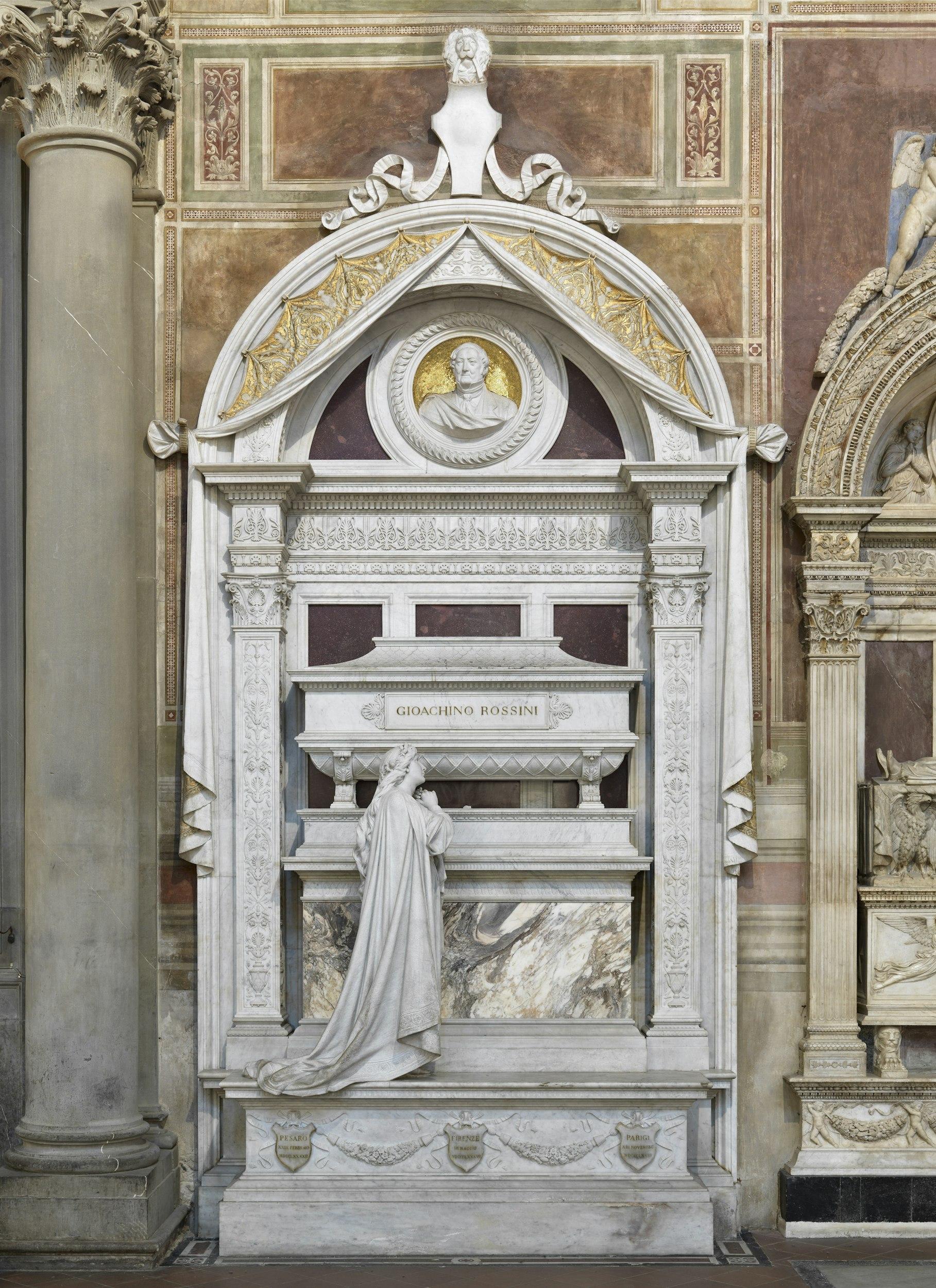 Gioachino Rossini's (1792-1868) Monumental Tombstone