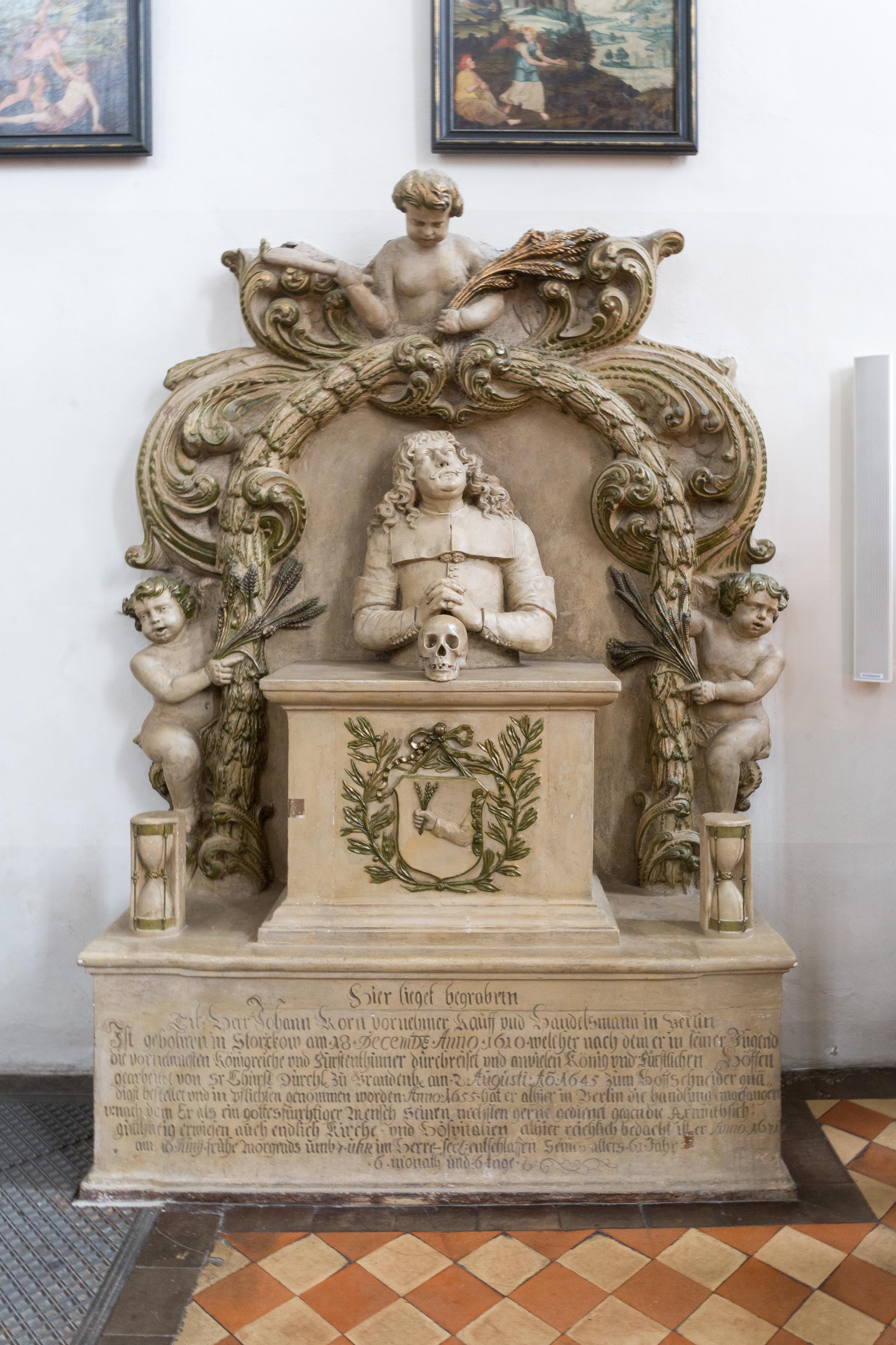 Epitaph of Court Tailor Johann Koen