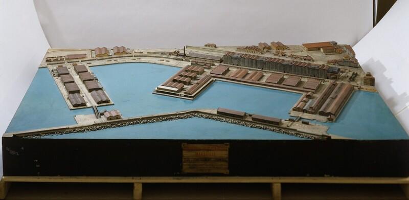 Model: Landscape Design Plan of the Docks and Warehouses at Joliette Port, Marseille