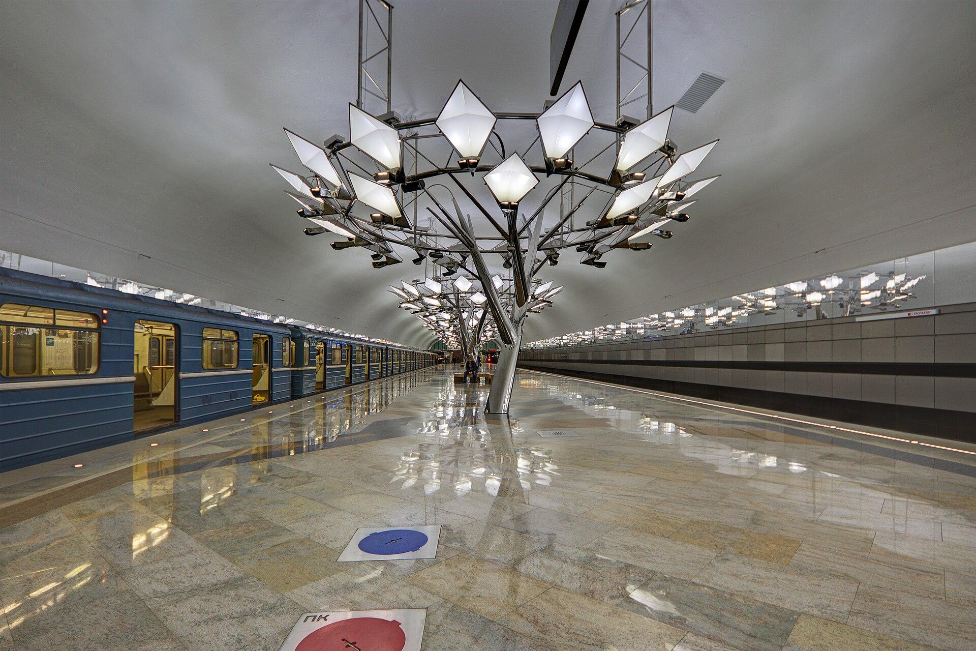 Troparevo Station, Line 1