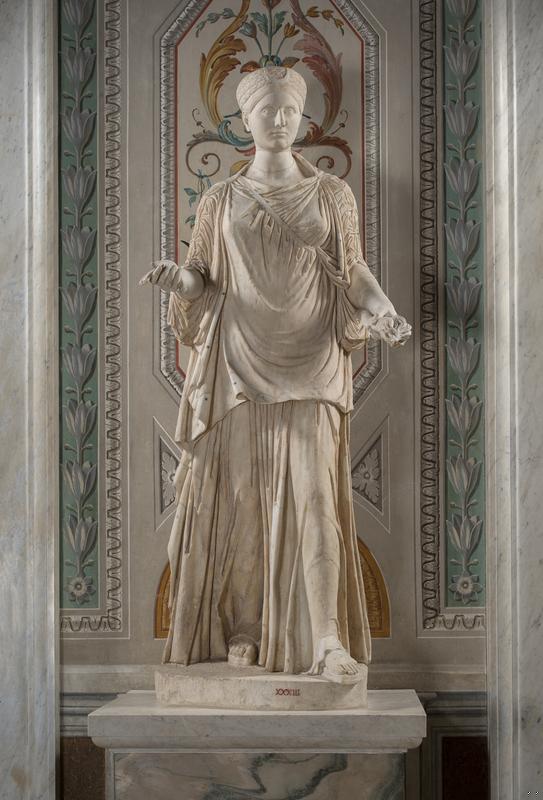 Columnar Statue of Artemis with an Unoriginal Portrait Head