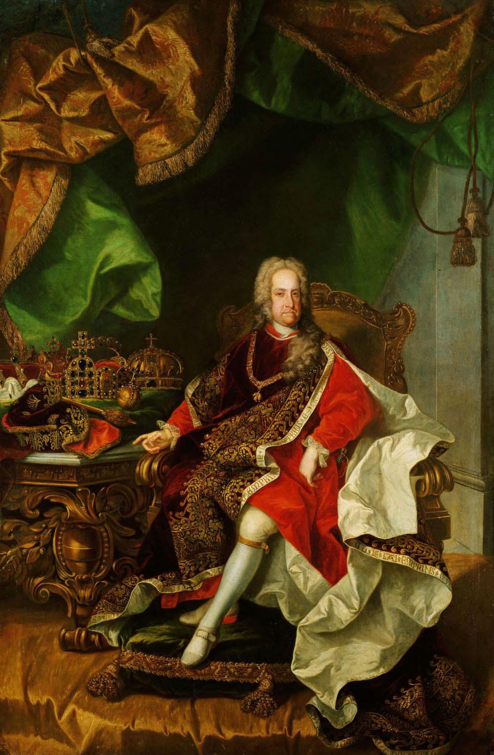 Emperor Charles VI (1685-1740) in the Order of the Golden Fleece Regalia