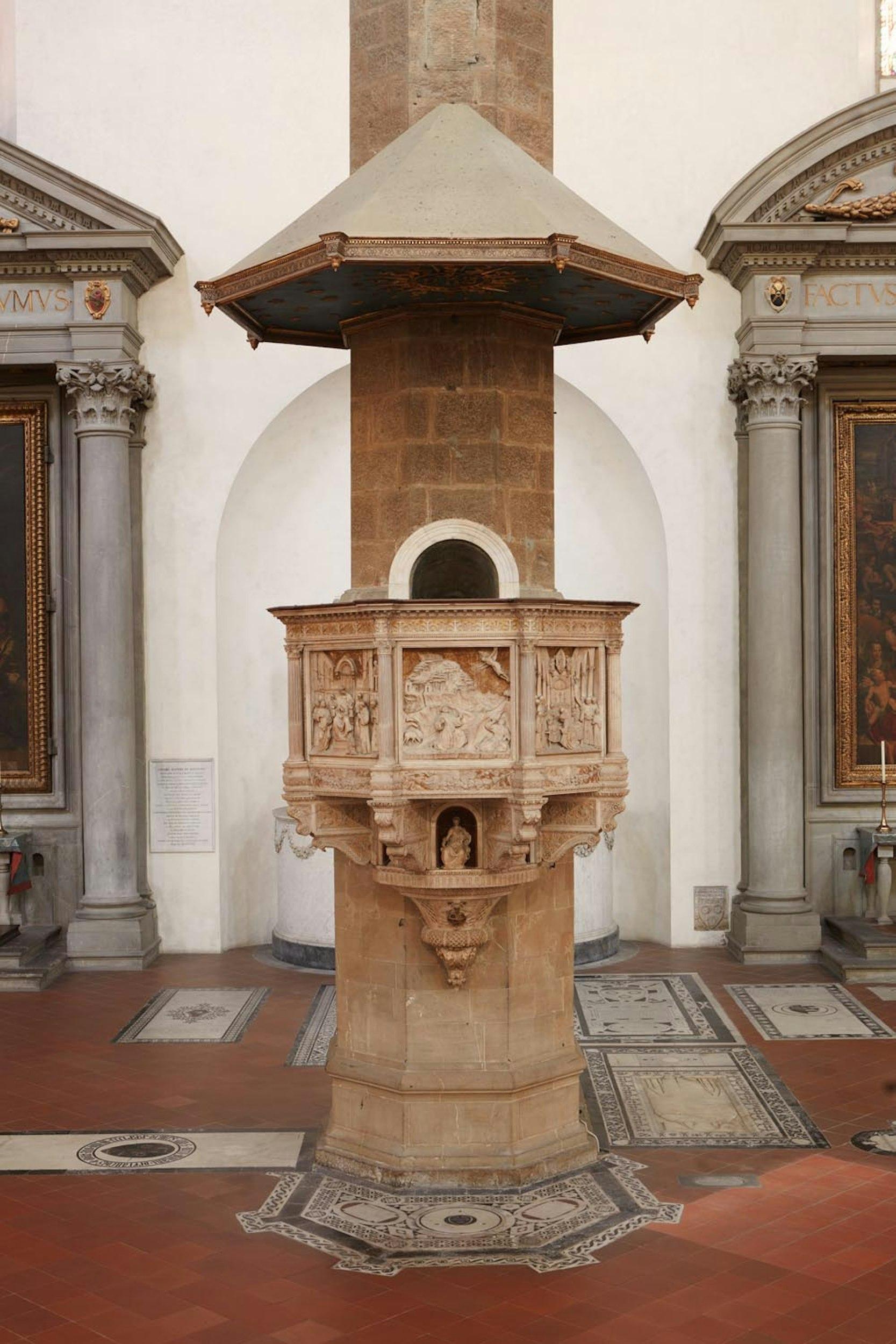 Pulpit with Stories of Saint Francis