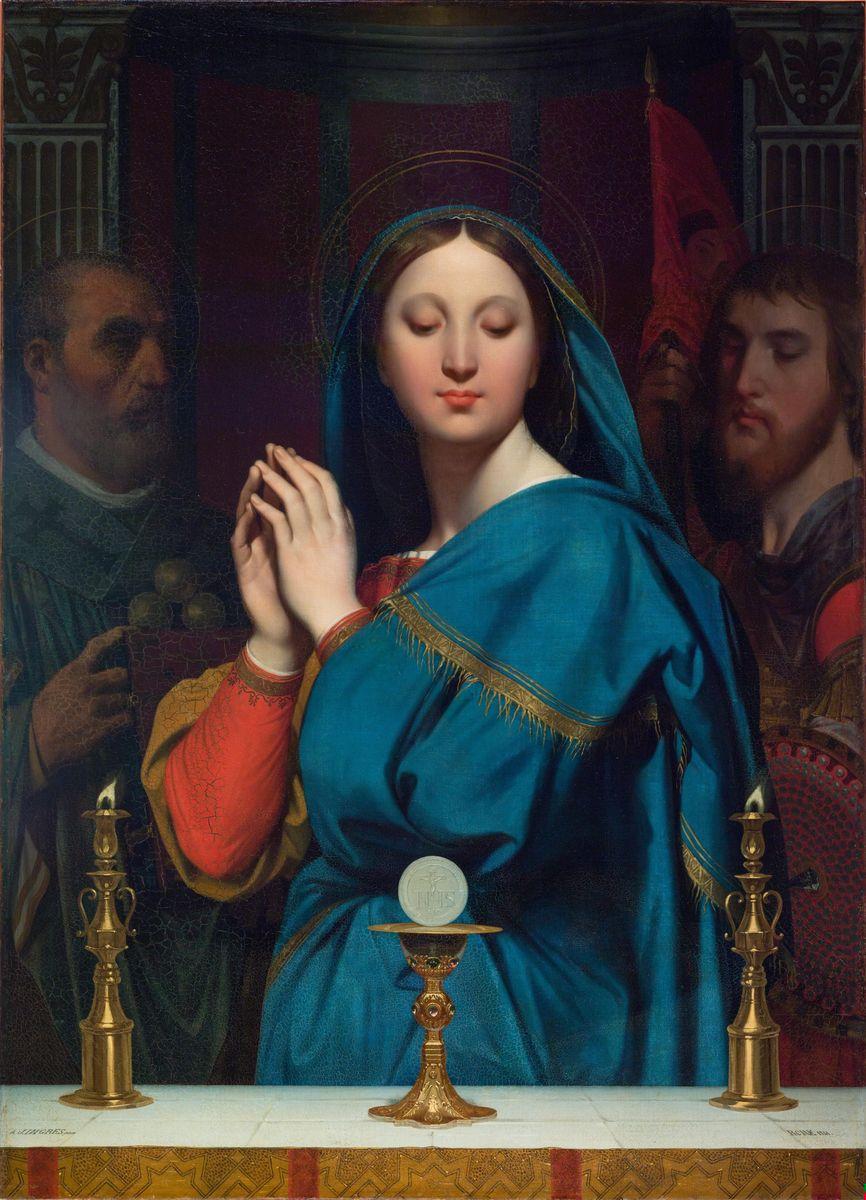 Madonna Before the Chalice with Communion