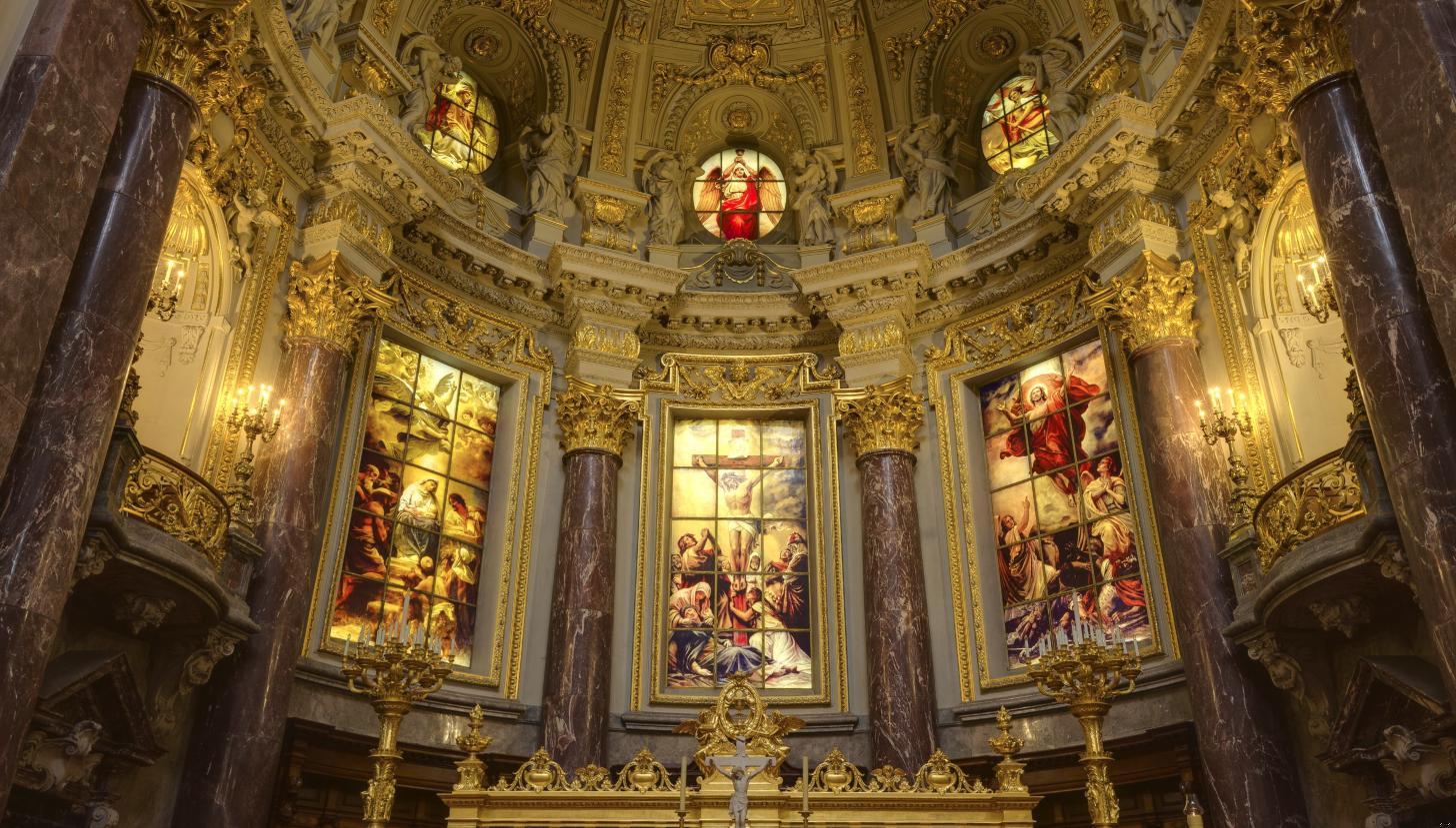 The Main Altar Stained Glass Window