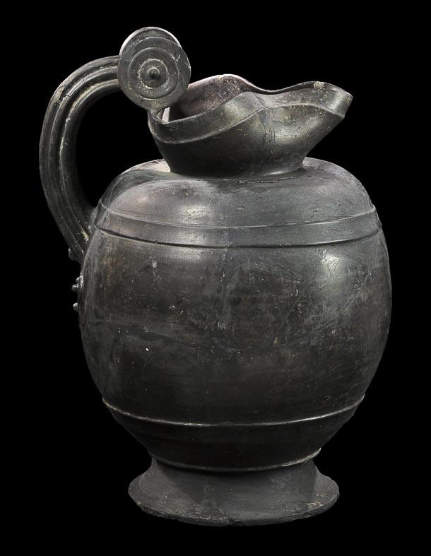 Trilobate-Mouthed Oinochoe with Votive Inscription