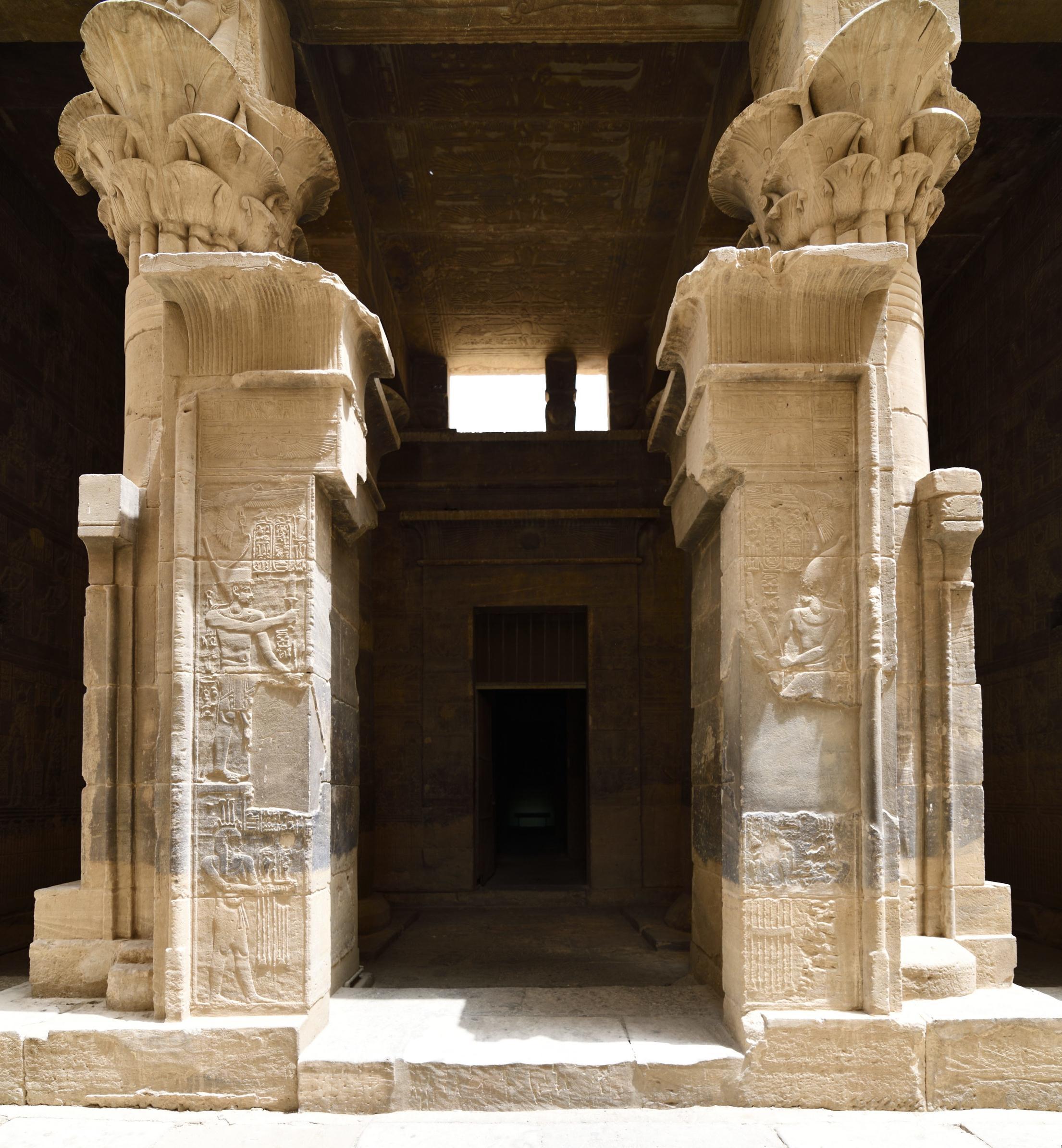 Mammisi Inside the First Courtyard