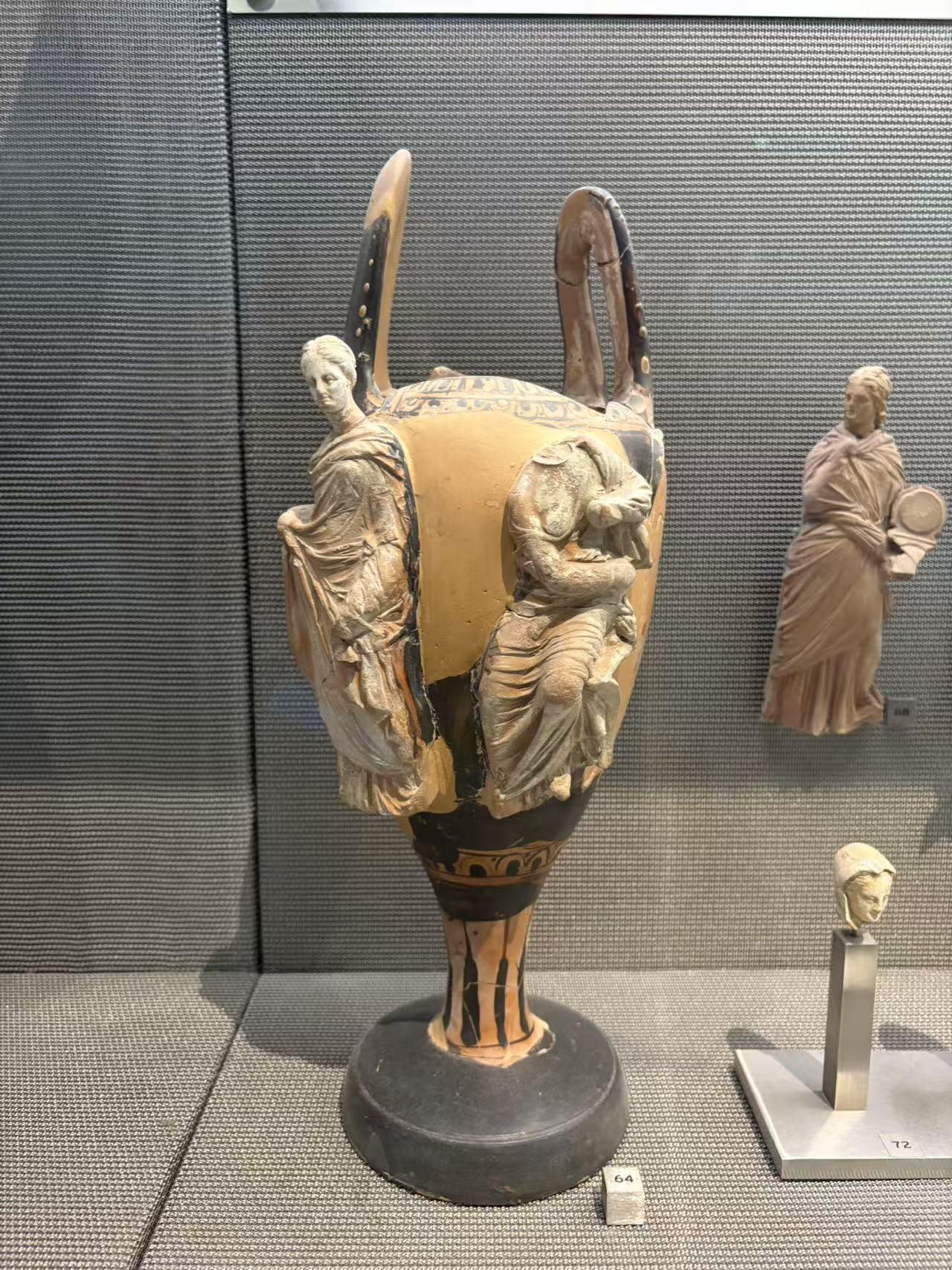 Loutrophoros with Figurine Decoration