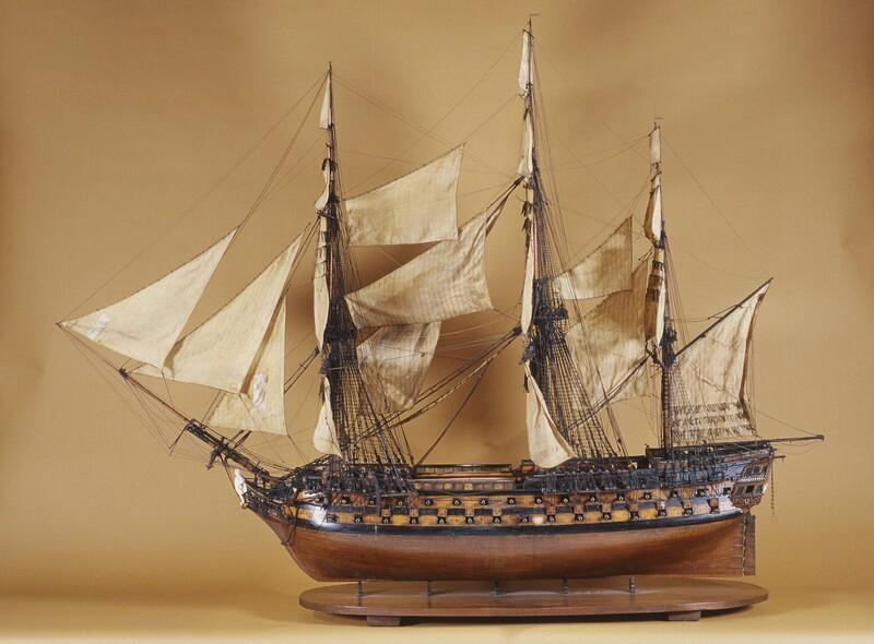 Model: First-Rate Ship 'Le Roi de Rome'