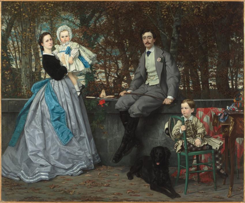 Portrait of the Marquis and Marquise de Miramon and Their Children