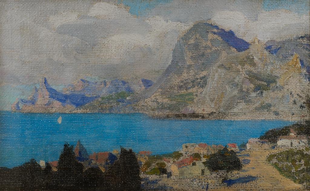 Crimea. Sudak. Bay and Kush-Kaya Mountain