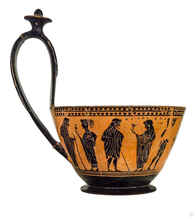 Kyathos with Black-Figure Decoration