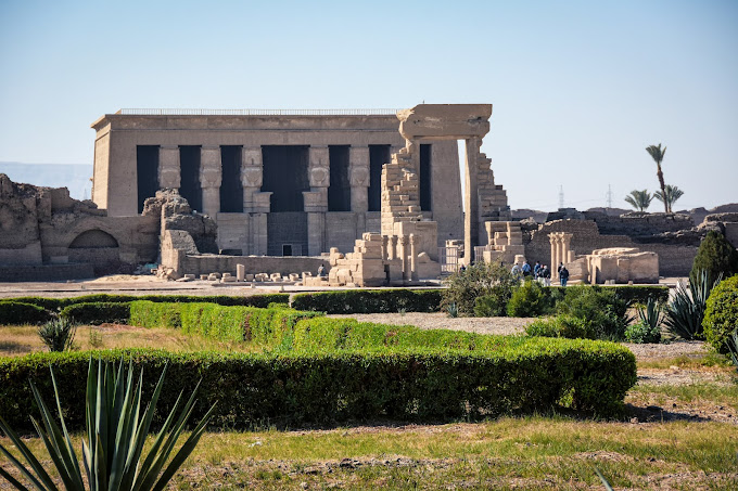 Complete Tour Route of the Dendera Temple Complex