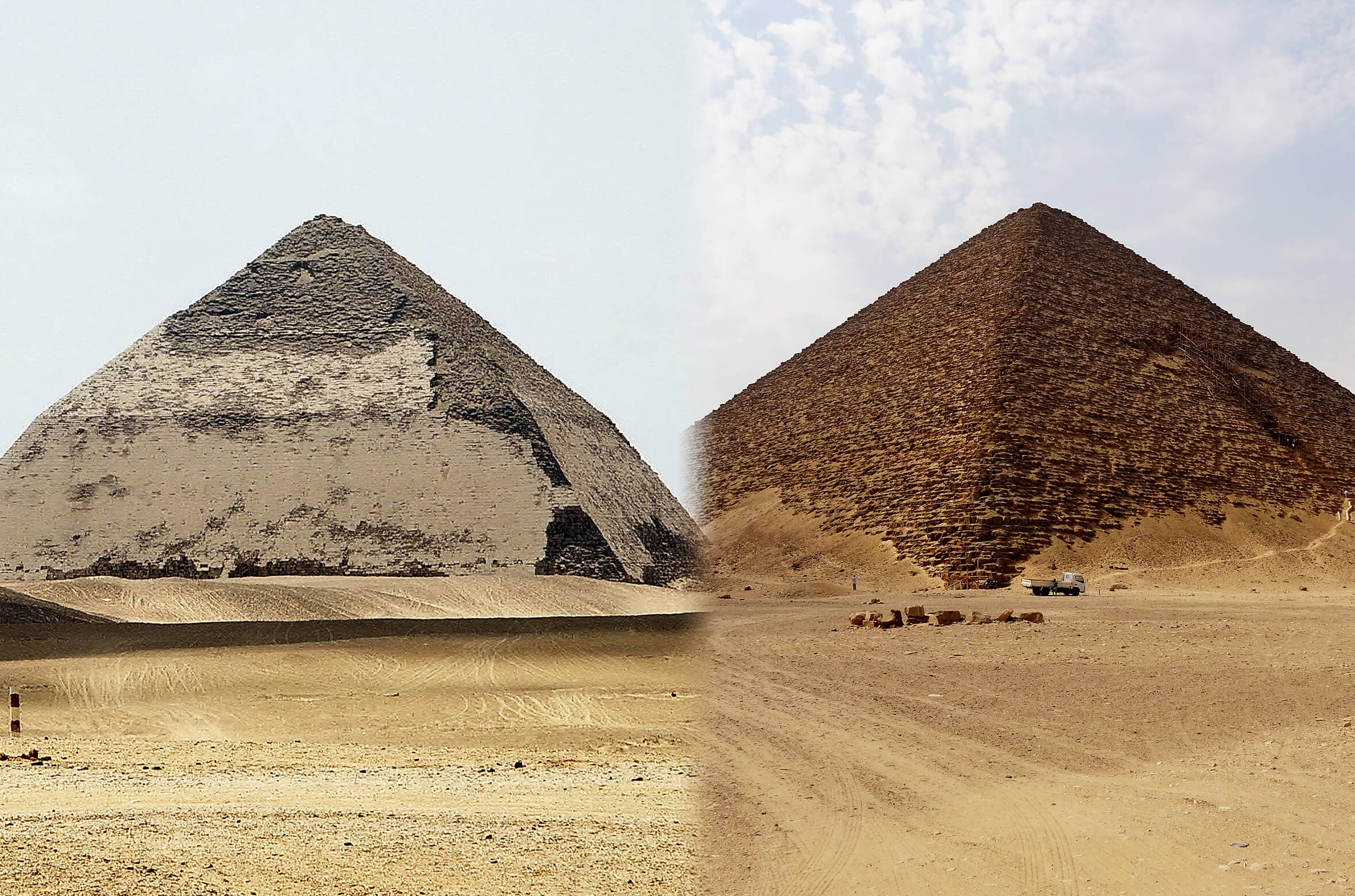 Bent Pyramid & Red Pyramid
